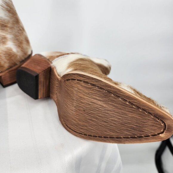 MYRA BAG Sunset Bloom Hair On Shortie Split Cowboy Boots 6-10 NWT - Picture 9 of 11